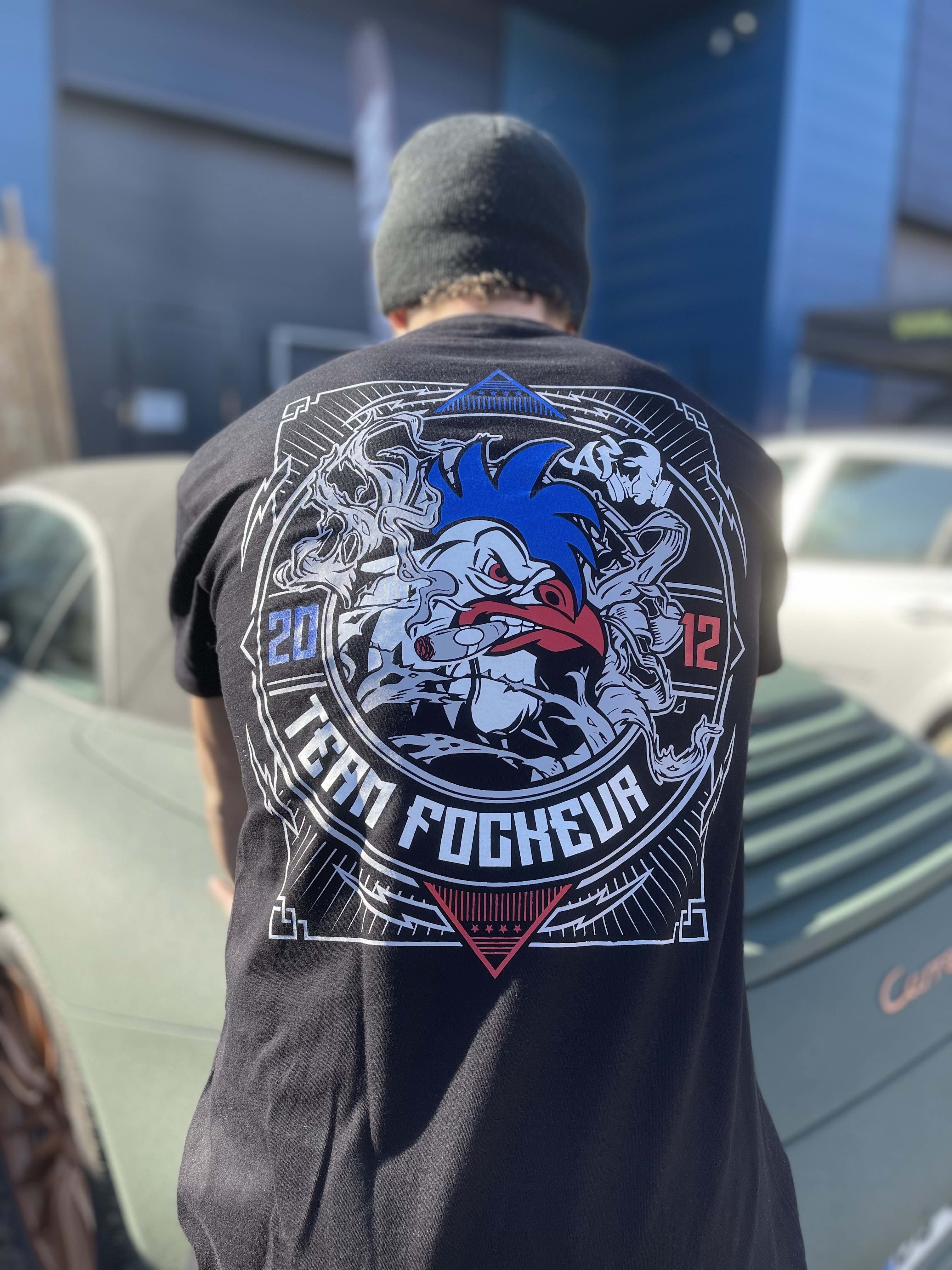 T-shirt Coq'Hard - Noir