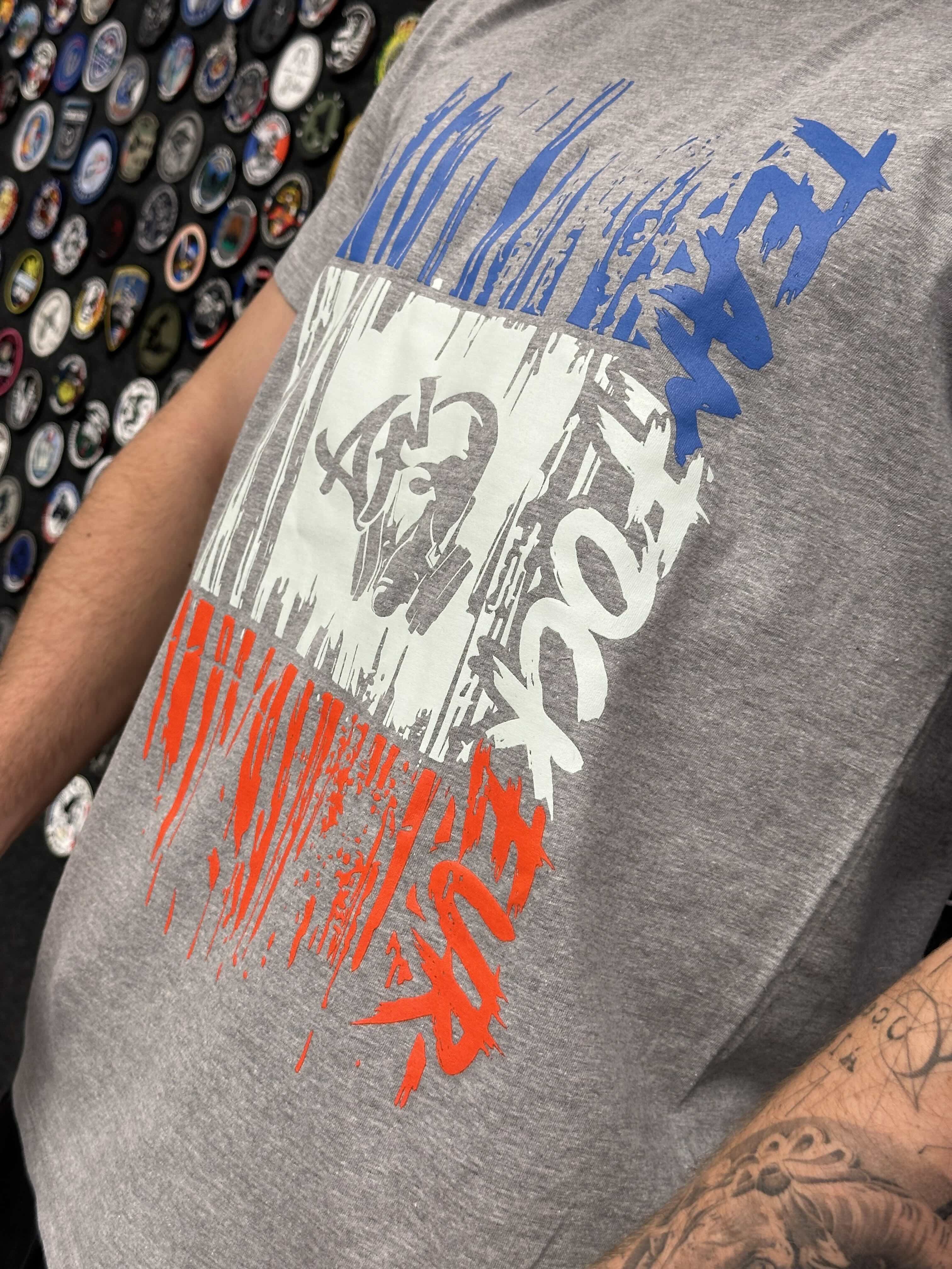 T-shirt Frenchy - Gris chiné