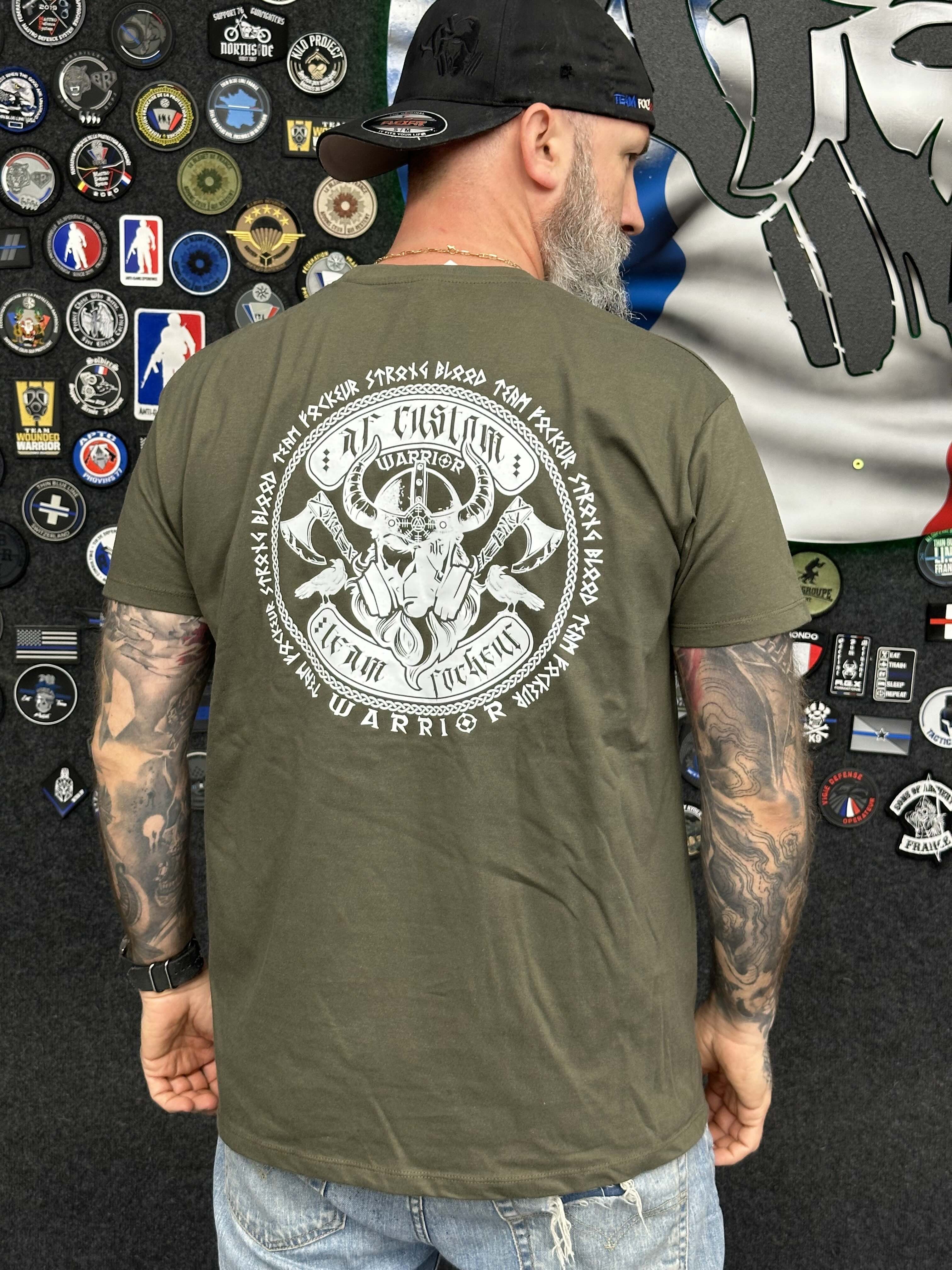 T-shirt Strong Blood - Kaki