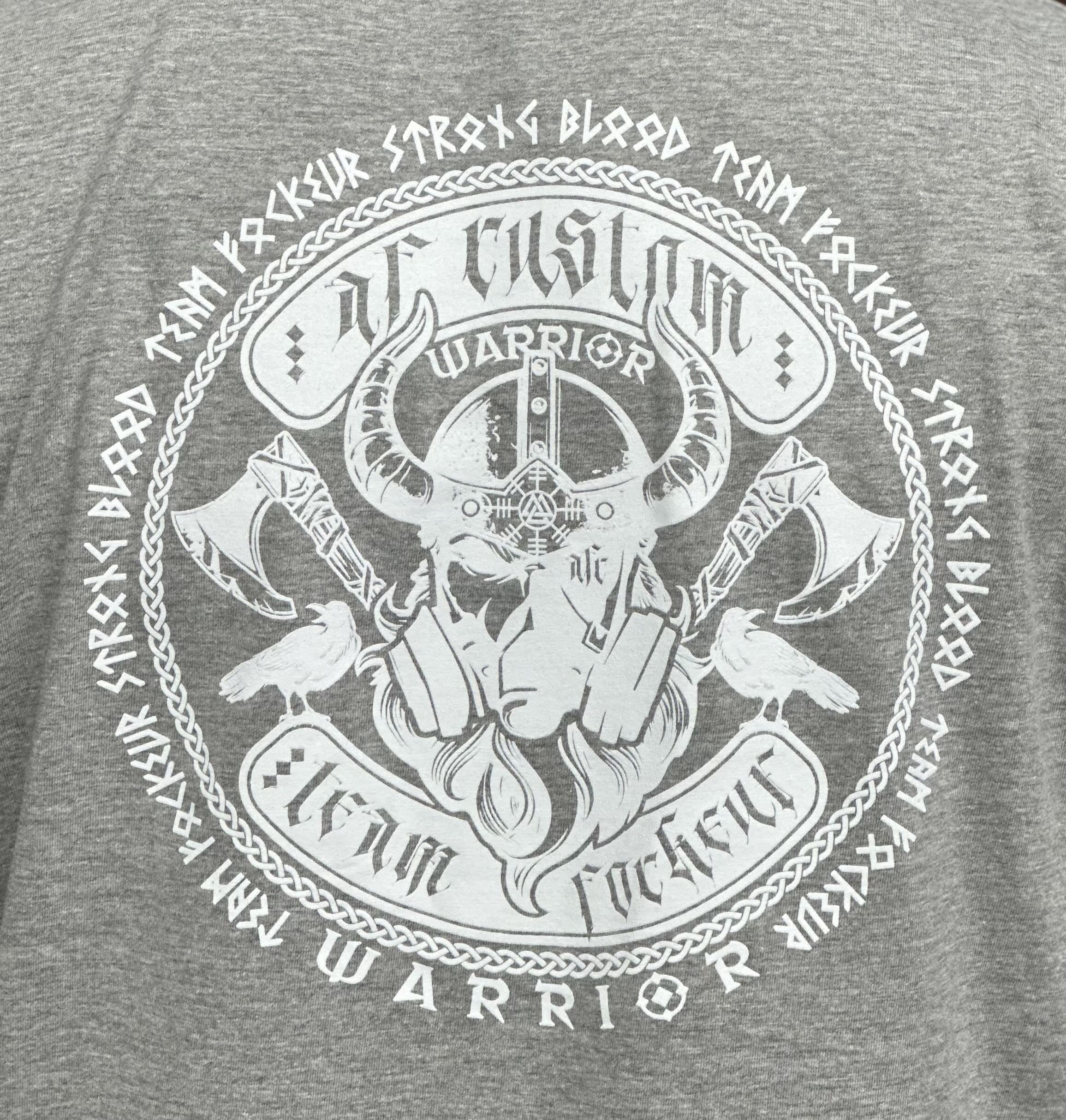 T-shirt Strong Blood - Gris chiné