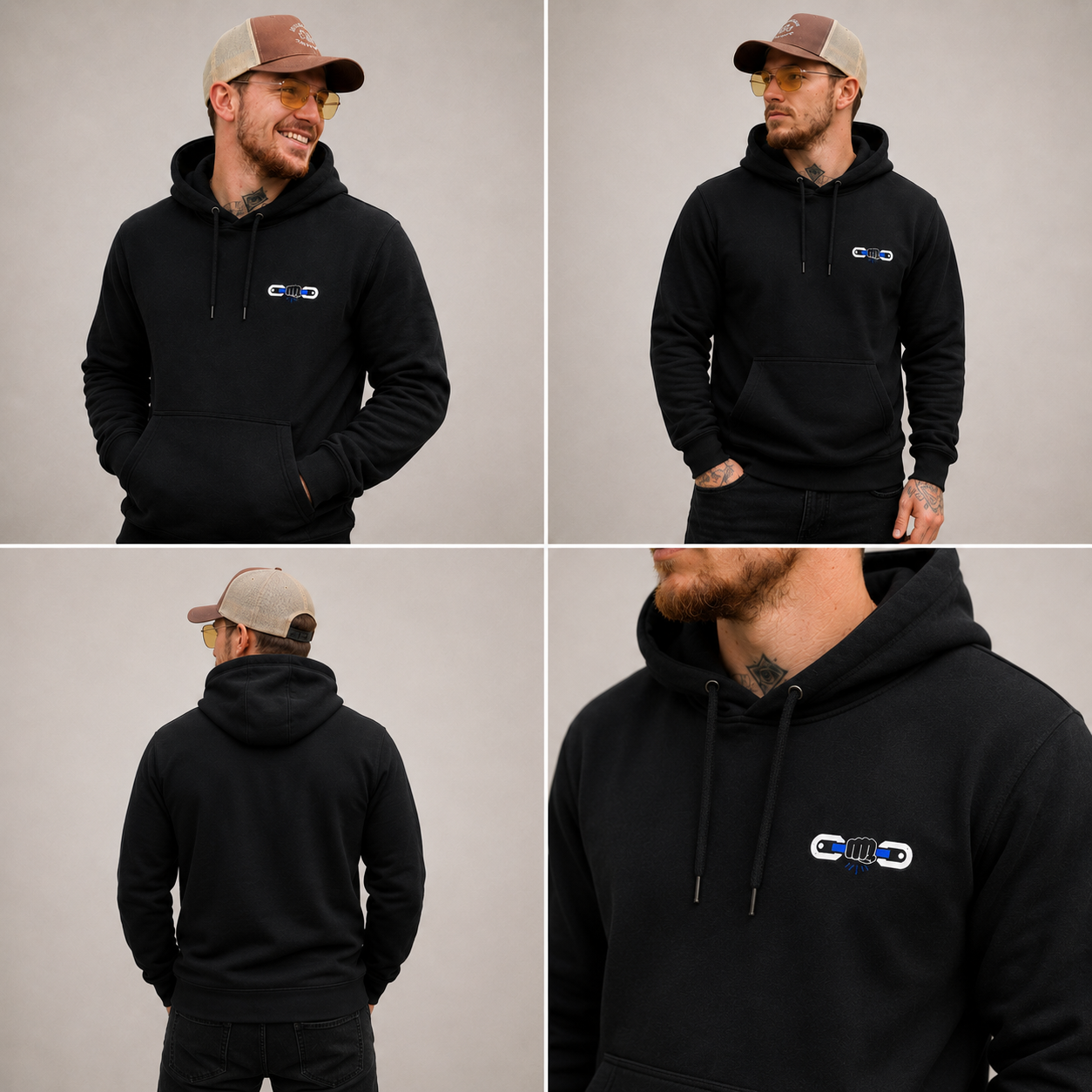 Sweat STOP HARCELEMENT Version 2 - Noir