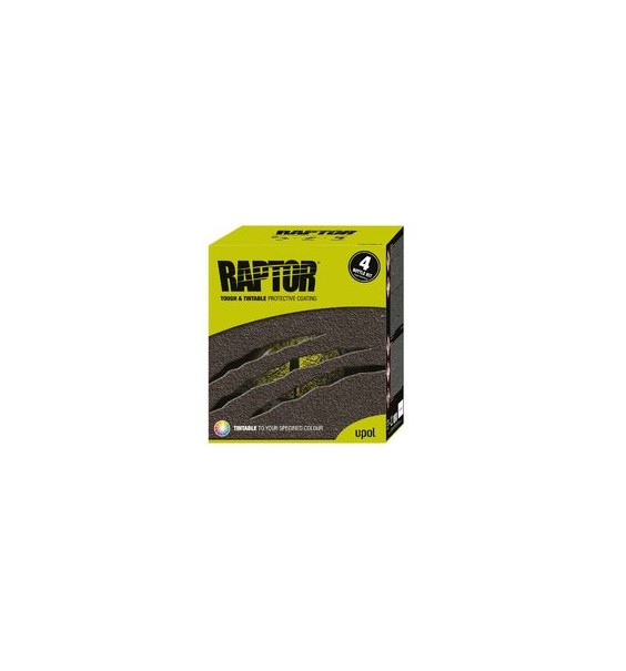 KIT PEINTURE RAPTOR LINER NOIR 1 BOUTEILLE REVETEMENT + DURCISSEUR