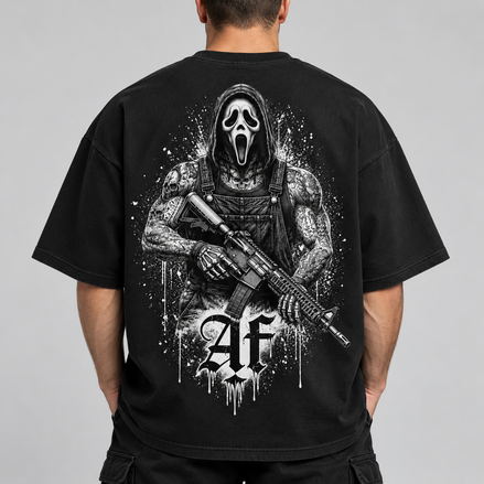 T-shirt Oversize - SPECTRE TACTIQUE - AF CUSTOM & Valo la Buchette