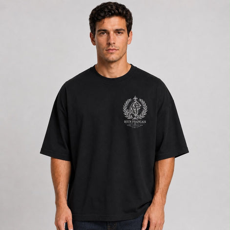T-shirt Oversize - Bien Français Monochrome