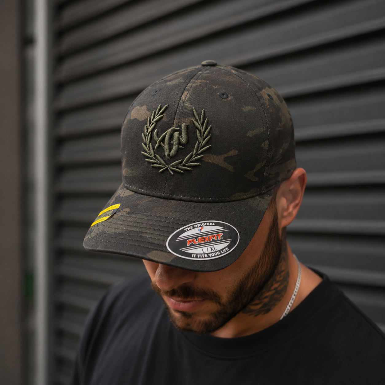 Casquette Flex Multicam Black – Broderie 3D Ton sur Ton - 