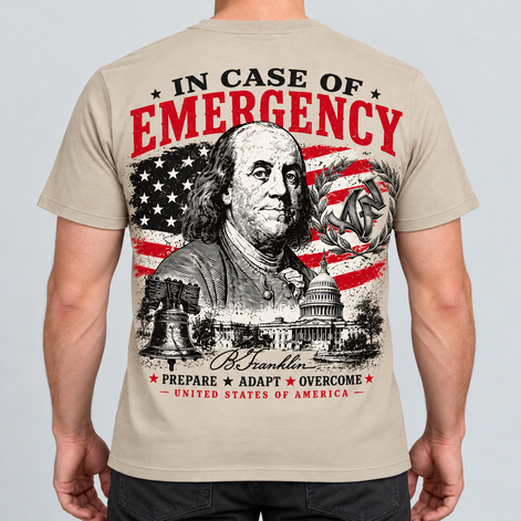 T-shirt Regular - EST. 1776 - In Case of Emergency