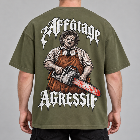 T-shirt Oversize - LE BOUCHER - AF CUSTOM & Valo la Buchette