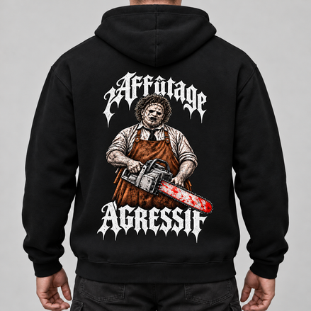 Sweat à Capuche - LE BOUCHER - AF CUSTOM & Valo la Buchette