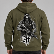 Sweat à Capuche - SPECTRE TACTIQUE - AF CUSTOM & Valo la Buchette
