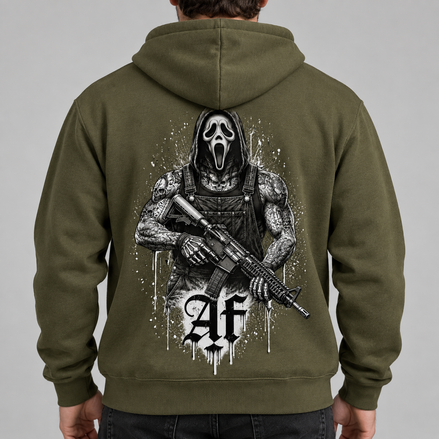 Sweat à Capuche - SPECTRE TACTIQUE - AF CUSTOM & Valo la Buchette