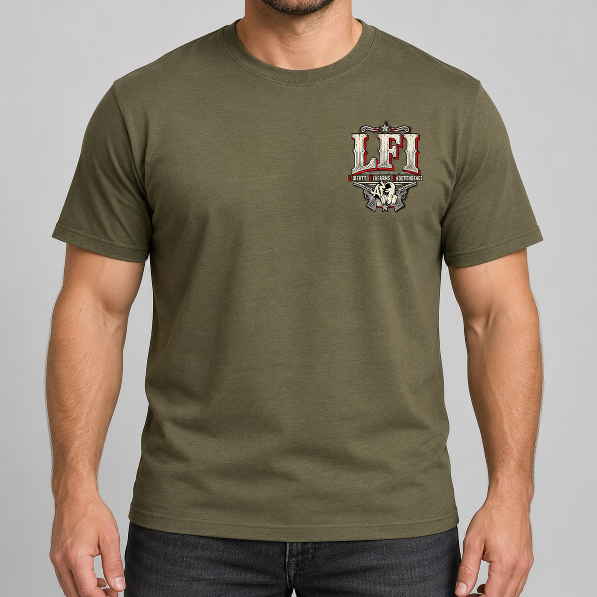 T-shirt Regular - LFI — LIBERTY. FIREARMS. INDEPENDENCE.