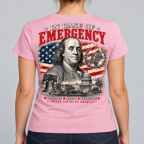T-shirt Femme - EST. 1776 In Case of Emergency