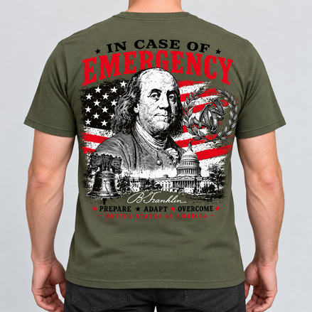 T-shirt Regular - EST. 1776 - In Case of Emergency