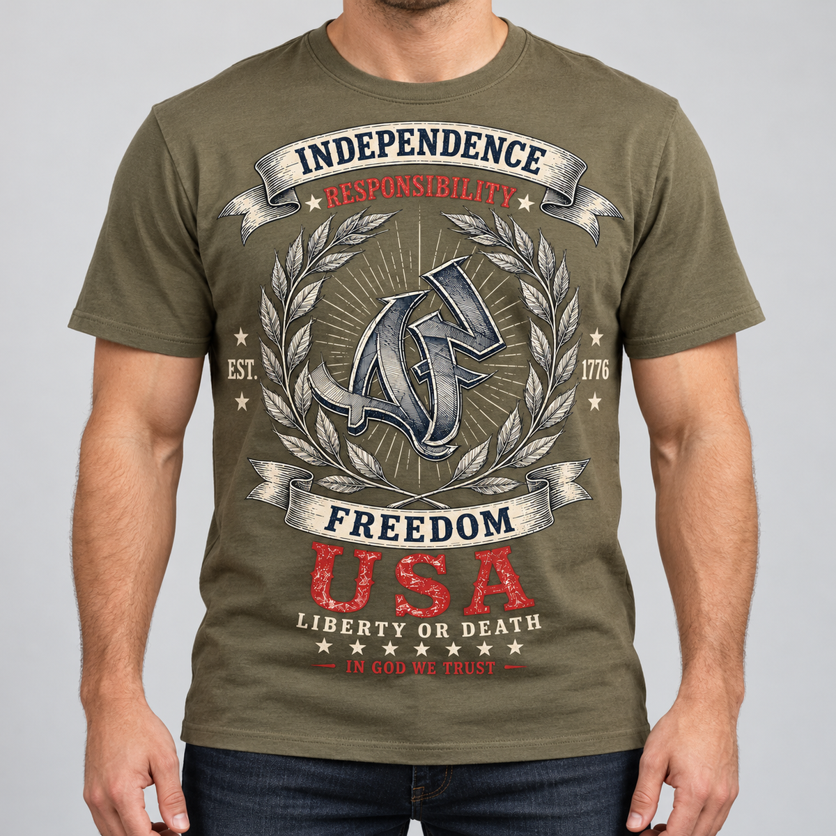 T-shirt Regular - EST. 1776 - In Case of Emergency