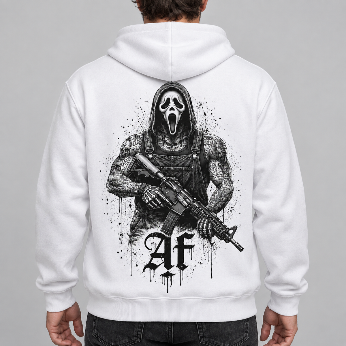 Sweat à Capuche - SPECTRE TACTIQUE - AF CUSTOM & Valo la Buchette