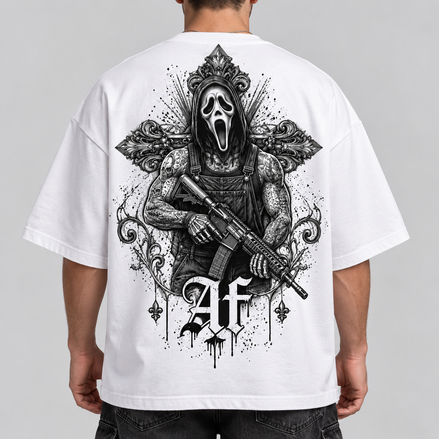 T-shirt Oversize - SPECTRE MAUDIT - AF CUSTOM & Valo la Buchette