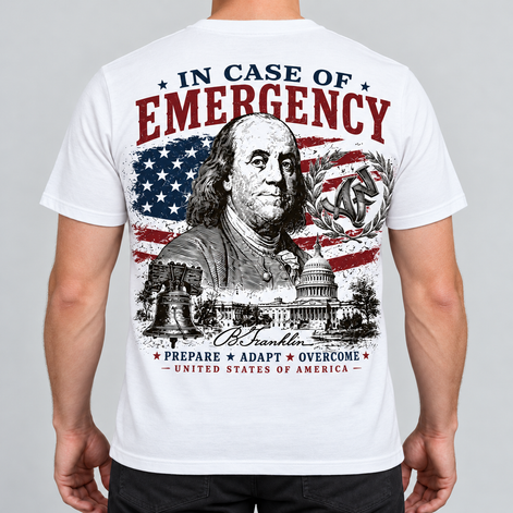 T-shirt Regular - EST. 1776 - In Case of Emergency
