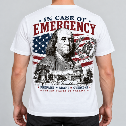T-shirt Regular - EST. 1776 - In Case of Emergency