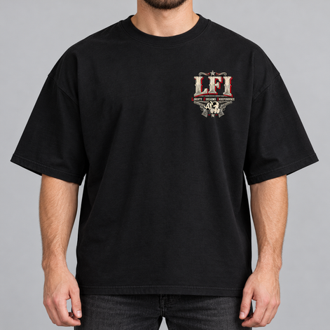 T-shirt Oversize - LFI — LIBERTY. FIREARMS. INDEPENDENCE.