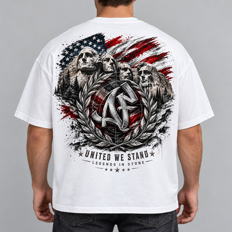 T-shirt Oversize - United We Stand Legends in Stone