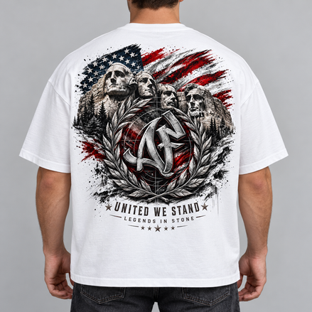 T-shirt Oversize - United We Stand Legends in Stone