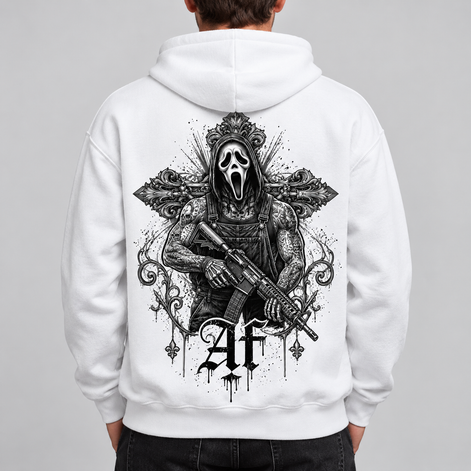 Sweat à Capuche - SPECTRE MAUDIT - AF CUSTOM & Valo la Buchette
