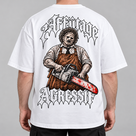T-shirt Oversize - LE BOUCHER - AF CUSTOM & Valo la Buchette