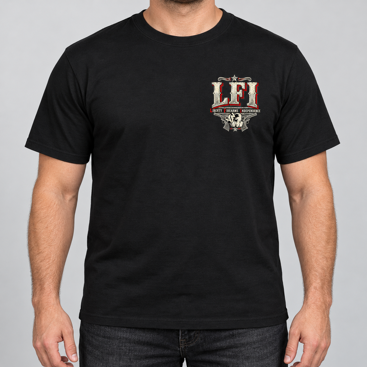 T-shirt Regular - LFI — LIBERTY. FIREARMS. INDEPENDENCE.