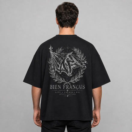 T-shirt Oversize - Bien Français Monochrome