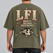 T-shirt Oversize - LFI — LIBERTY. FIREARMS. INDEPENDENCE.
