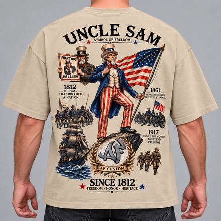 T-shirt Oversize - Uncle Sam Since 1812