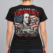 T-shirt Femme - EST. 1776 In Case of Emergency