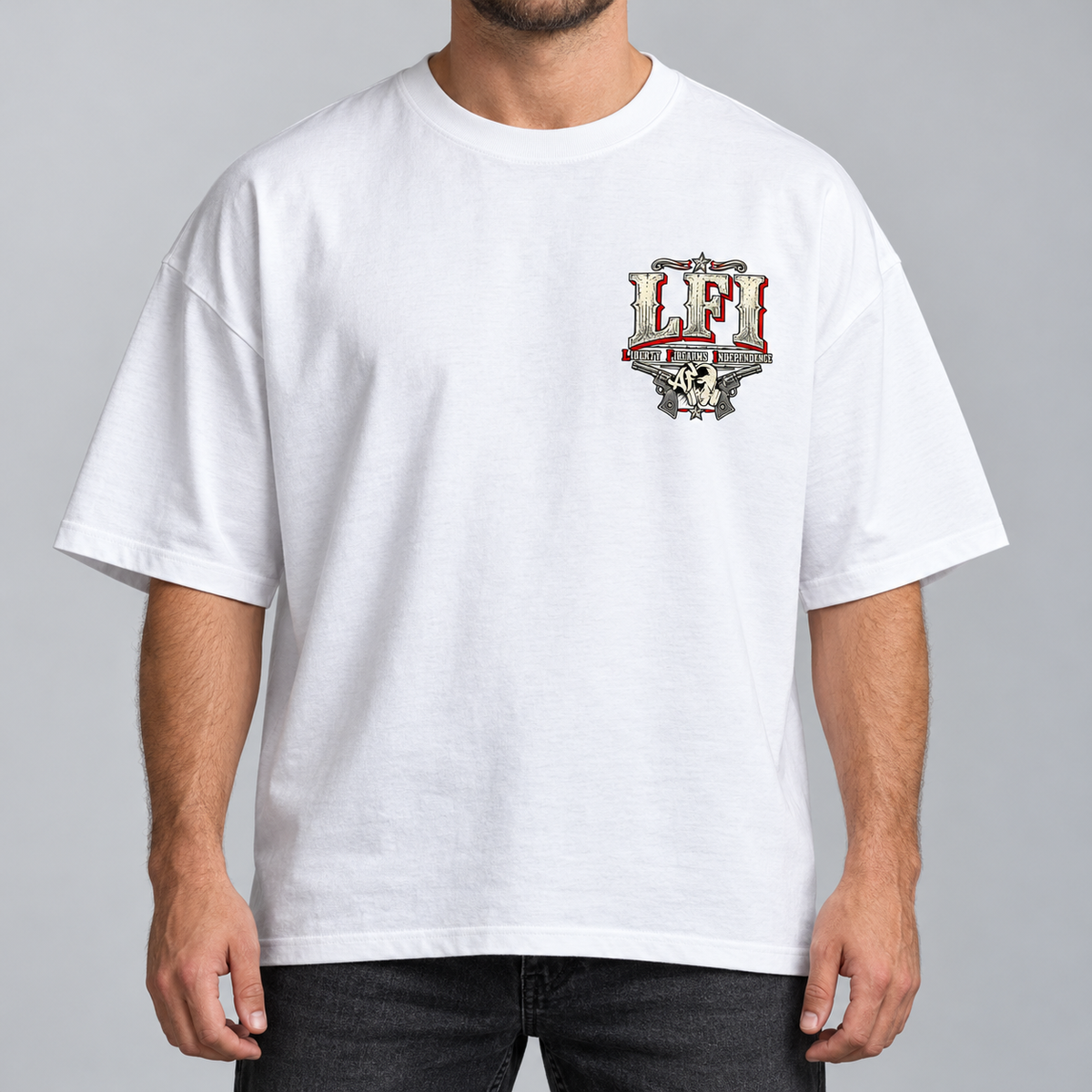 T-shirt Oversize - LFI — LIBERTY. FIREARMS. INDEPENDENCE.
