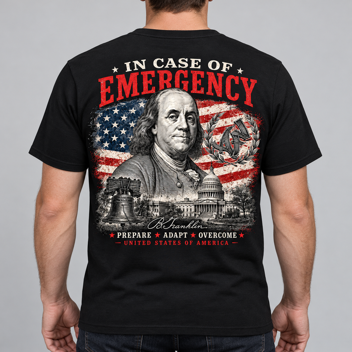 T-shirt Regular - EST. 1776 - In Case of Emergency