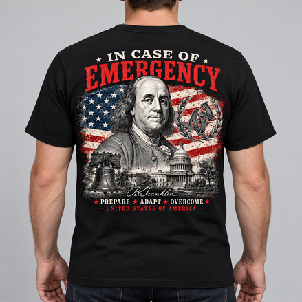 T-shirt Regular - EST. 1776 - In Case of Emergency