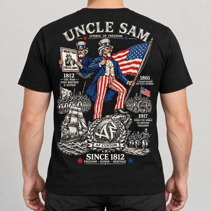 T-shirt Regular - Uncle Sam Since 1812