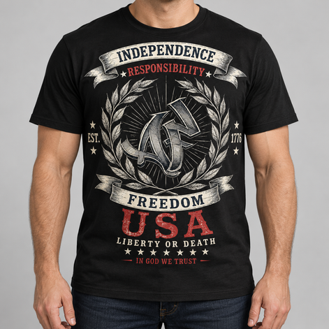 T-shirt Regular - EST. 1776 - In Case of Emergency