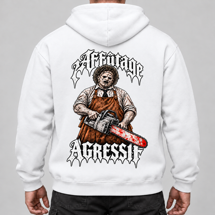 Sweat à Capuche - LE BOUCHER - AF CUSTOM & Valo la Buchette