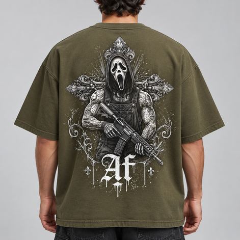 T-shirt Oversize - SPECTRE MAUDIT - AF CUSTOM & Valo la Buchette