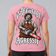 T-shirt Femme - LE BOUCHER - AF CUSTOM & Valo la Buchette