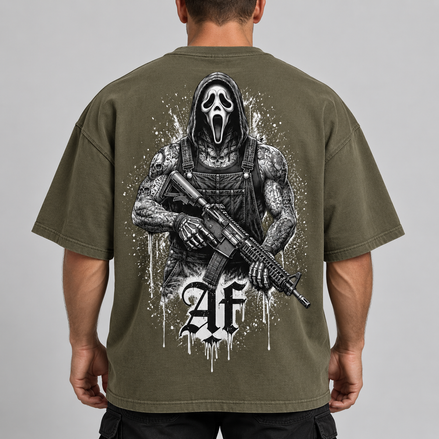 T-shirt Oversize - SPECTRE TACTIQUE - AF CUSTOM & Valo la Buchette