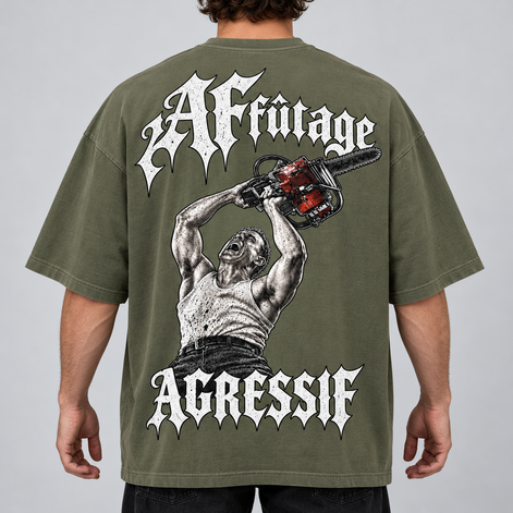 T-shirt Oversize -DERNIER CRI - AF CUSTOM & Valo la Buchette