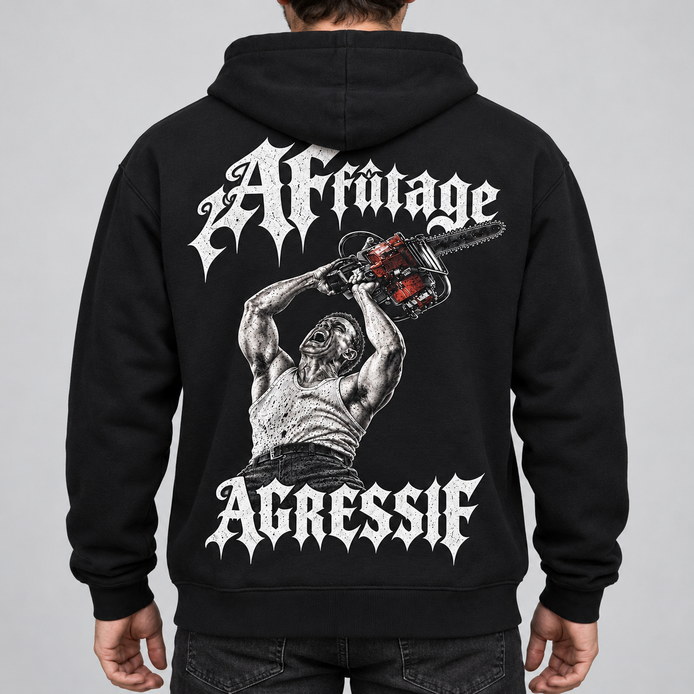 Sweat à Capuche - DERNIER CRI - AF CUSTOM x Valo la Buchette