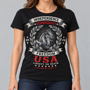 T-shirt Femme - EST. 1776 In Case of Emergency