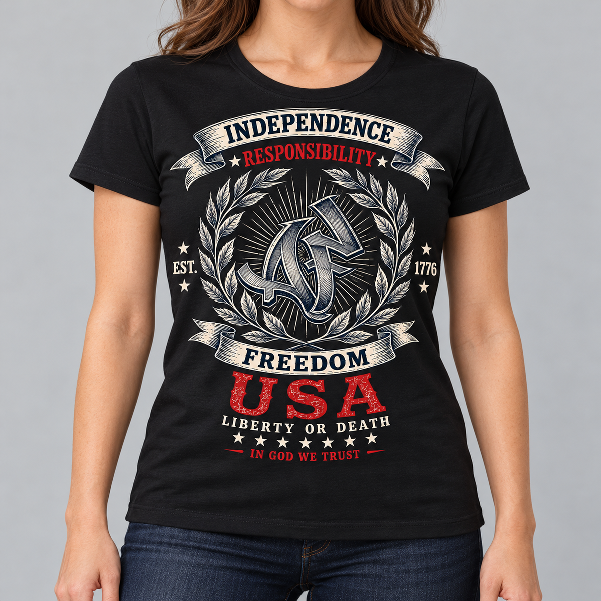 T-shirt Femme - EST. 1776 In Case of Emergency