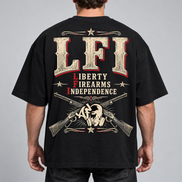 T-shirt Oversize - LFI — LIBERTY. FIREARMS. INDEPENDENCE.