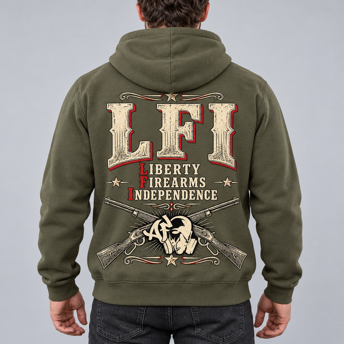 Sweat à Capuche - LFI — LIBERTY. FIREARMS. INDEPENDENCE.