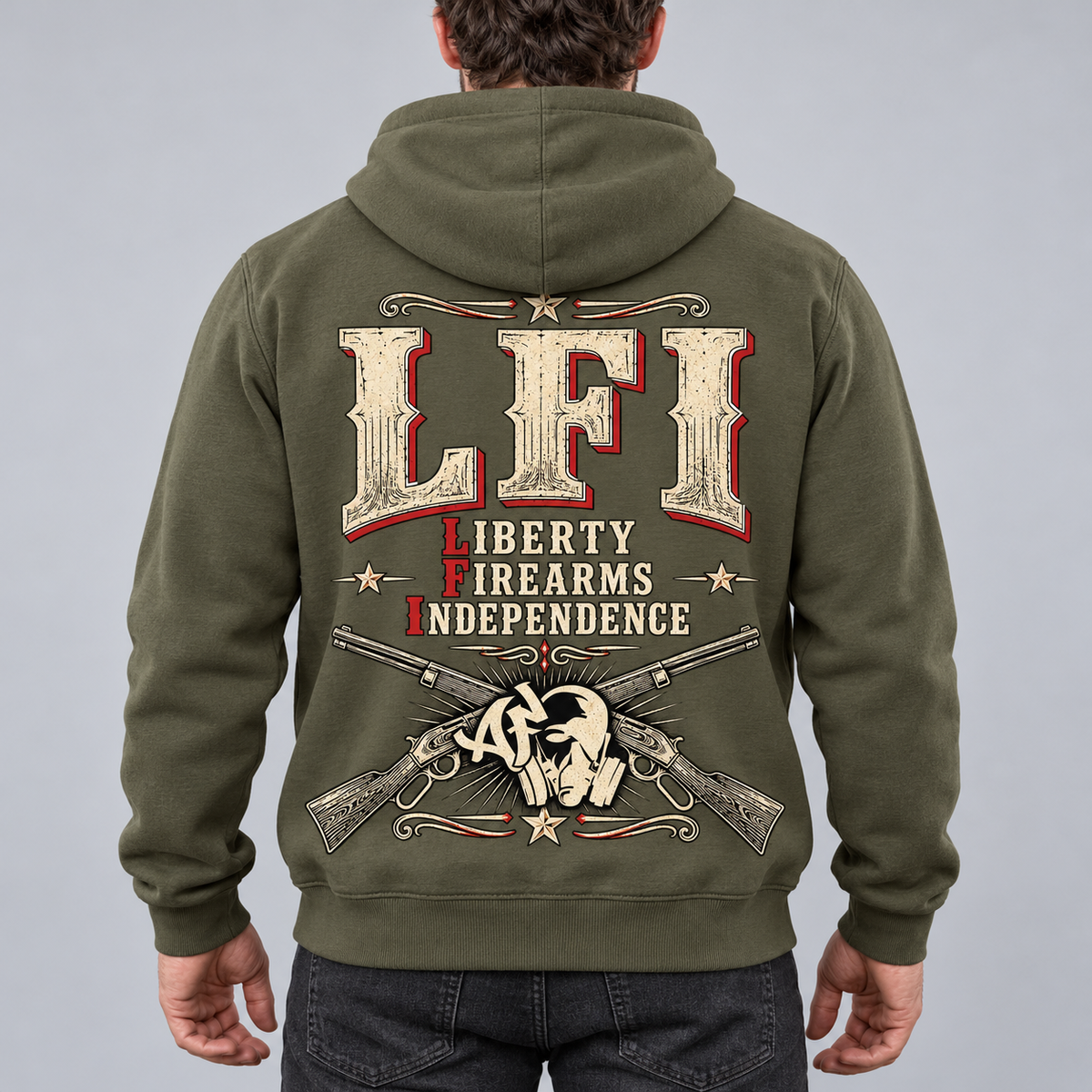 Sweat à Capuche - LFI — LIBERTY. FIREARMS. INDEPENDENCE.