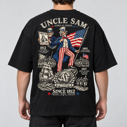 T-shirt Oversize - Uncle Sam Since 1812