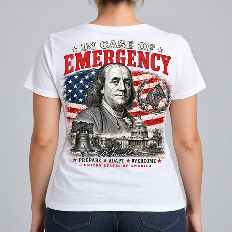 T-shirt Femme - EST. 1776 In Case of Emergency